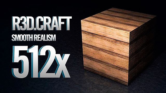 R3D Craft Texture Pack 512x Minecraft HD Madera