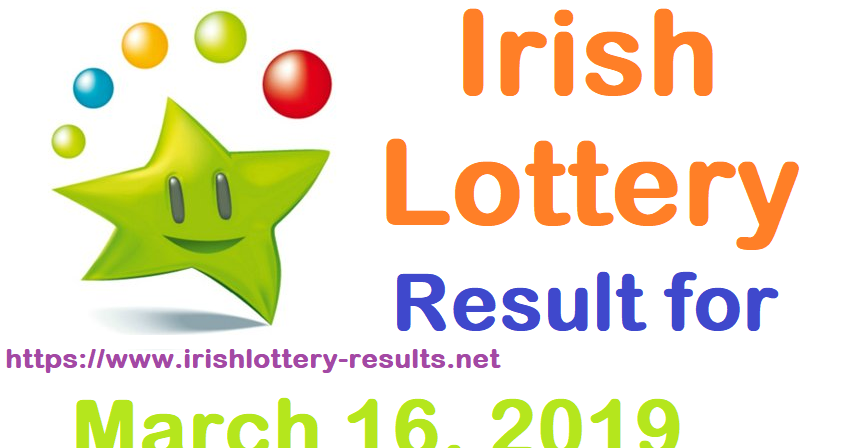 lotto winning numbers 16 march 2019
