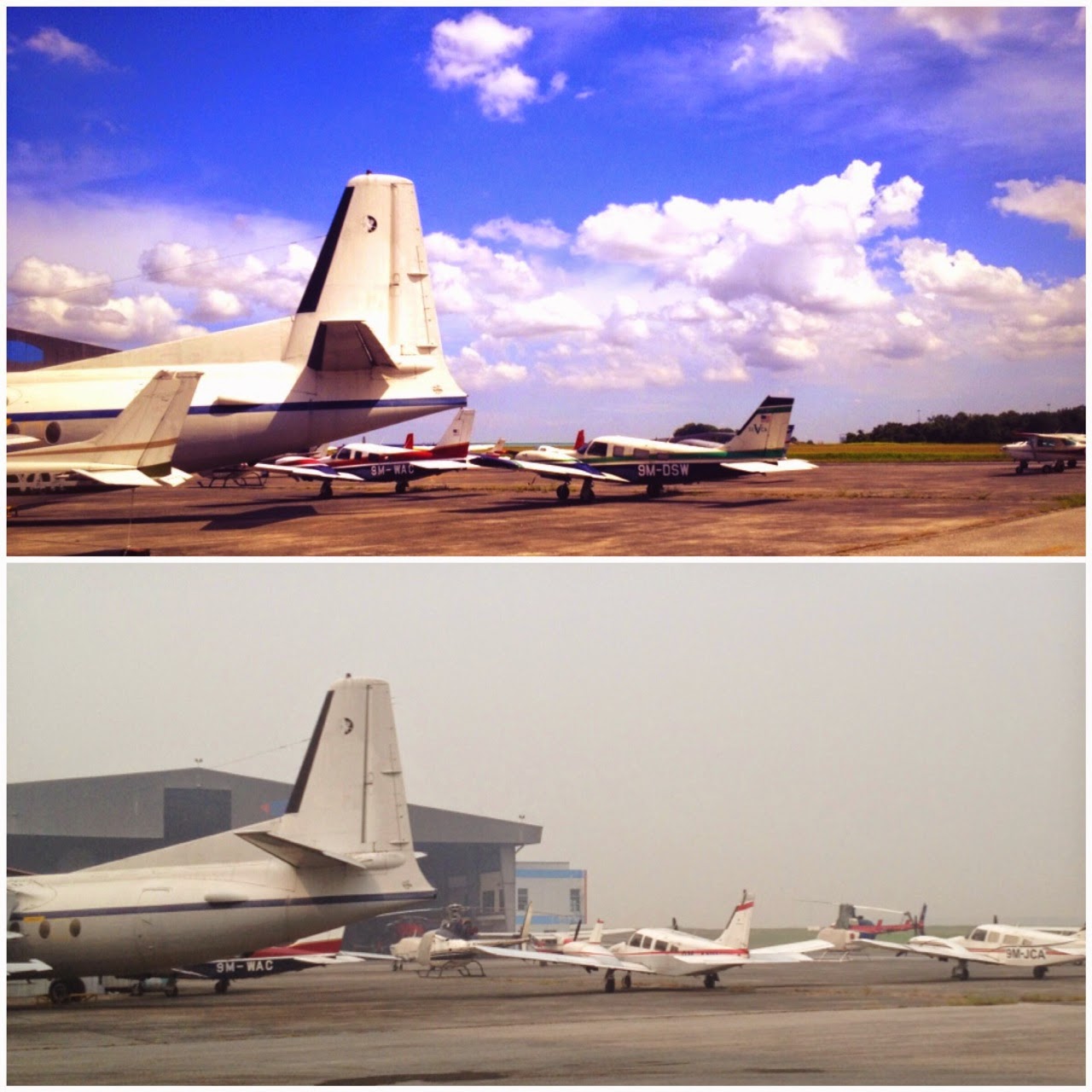 HAZE MALAYSIA SUBANG AIRPORT LOW VISIBILITY JUNE 2013