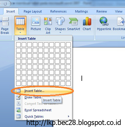 Cara membuat tabel di microsoft excel