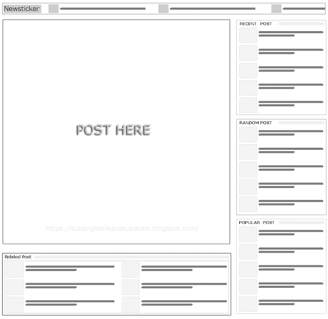 Layout setting widget blogger Layout setting widget blogger
