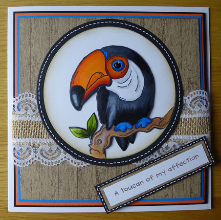 Toucan Card using Woodware products Toucan Card using Woodware products
