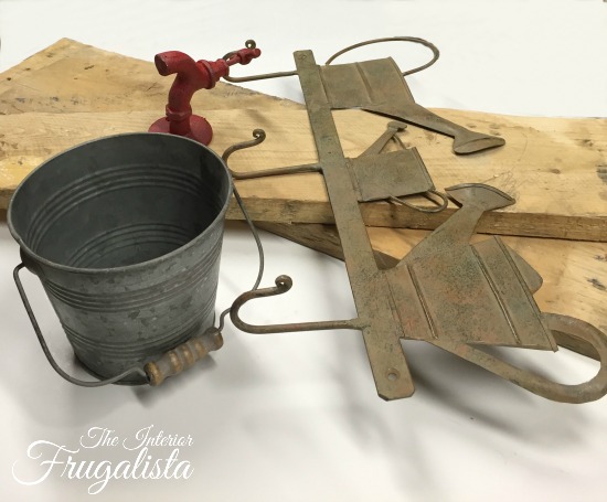 Materials used to make a Spring Garden Tools Holder|The Interior Frugalista Materials Used to make Spring Garden Tool Holder
