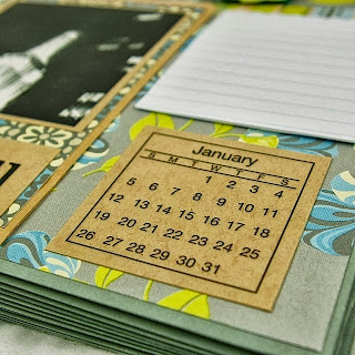 SRM Stickers Blog - Michelle Giraud - #calendar #minicalendar #months #kraftbags