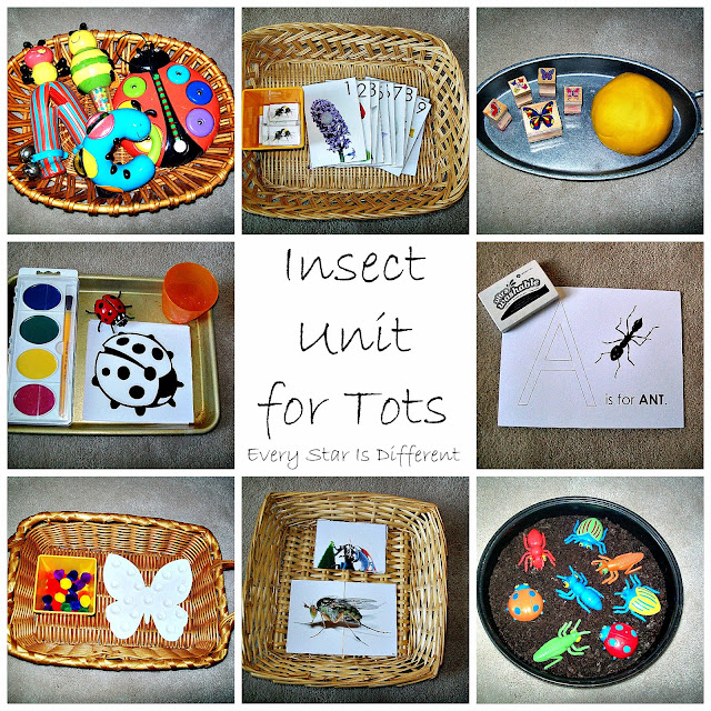 Insect Activities for Tots with Free Printables