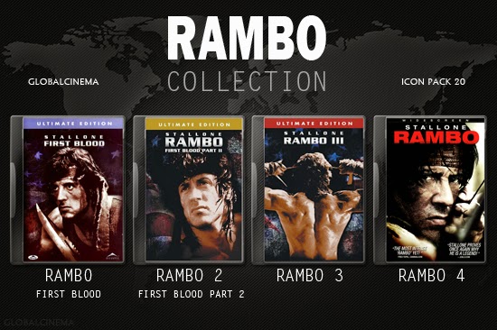 DVD movie icon pack 20 by globalcinema - Rambo: Saga HD Dual
