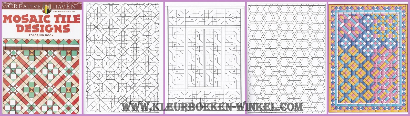 kleurboek mosaic tile designs van kleurboeken winkel kleurboek mosaic tile designs van kleurboeken winkel