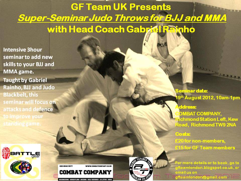 TAKEDOWNS!!!! Judo Throws Seminar for BJJ!!! GFTEAM (Grappling Fight