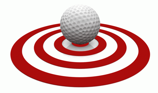 Golf for Beginners: The Shortest Way to the Cup - Playing Target #Golf