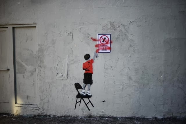 MELROSEandFAIRFAX: Banksy's Latest Might Seem Familiar