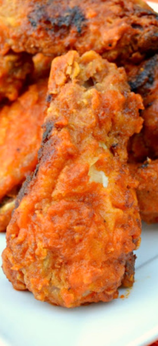 Fried Hot Wings are perfect Game Day grub! 