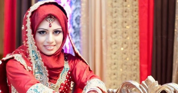 baju gamis pengantin jilbab cantik