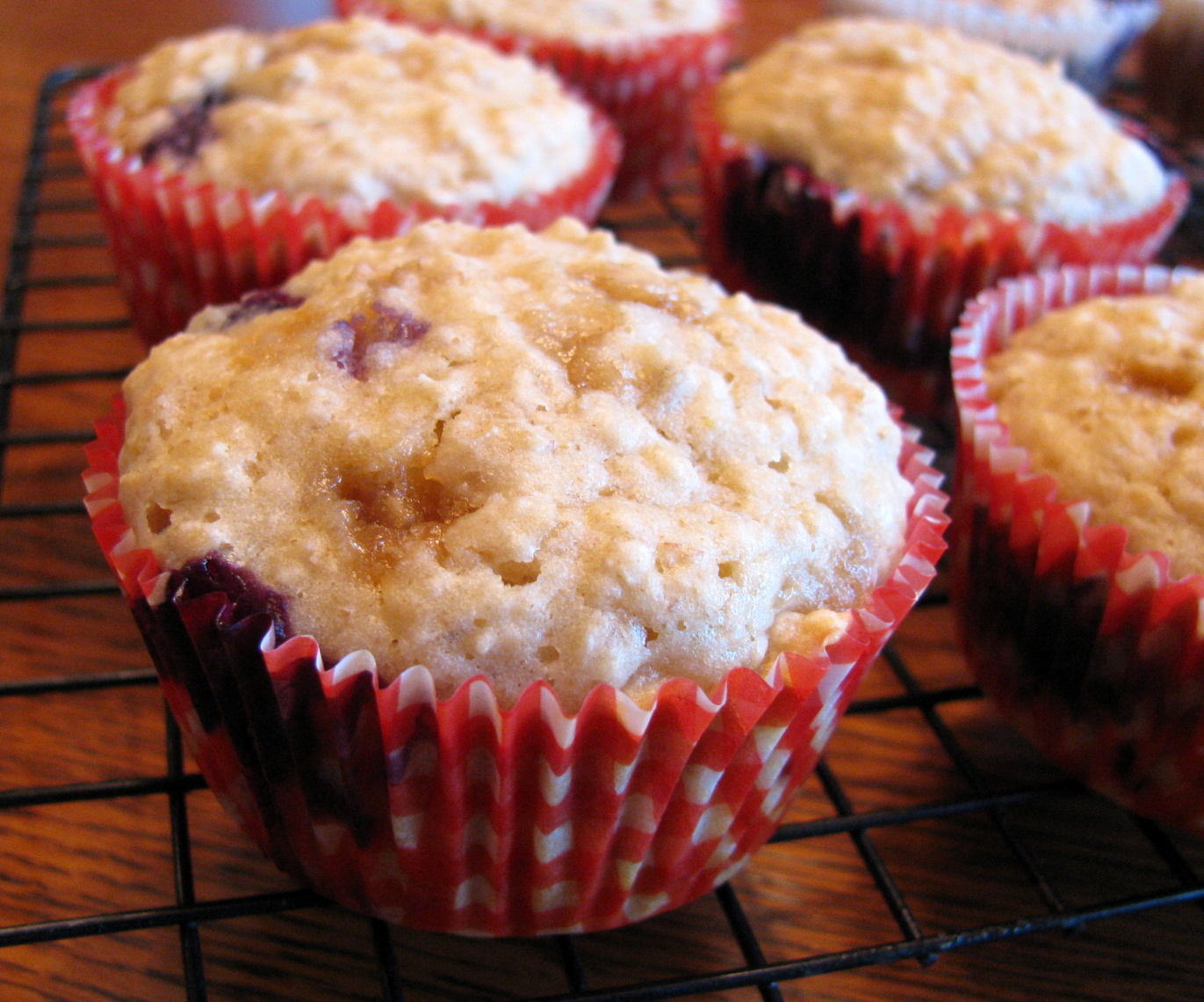 OatmealButtermilk Muffins {with blueberries!}
