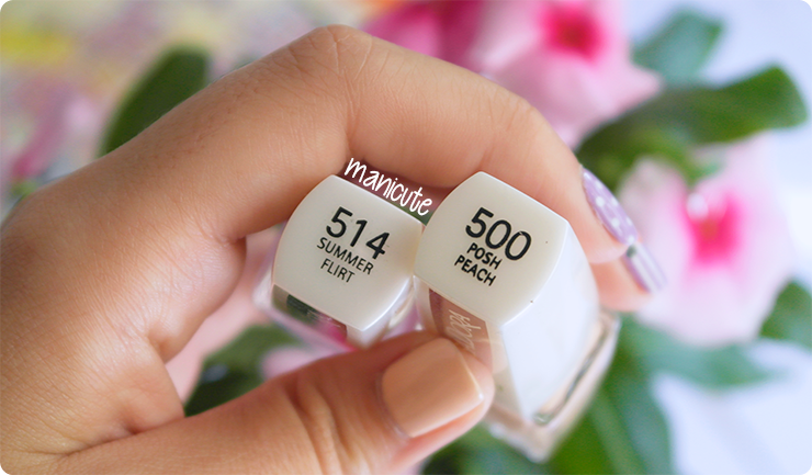 vintage flowers nail art isadora peach posh summer flirt