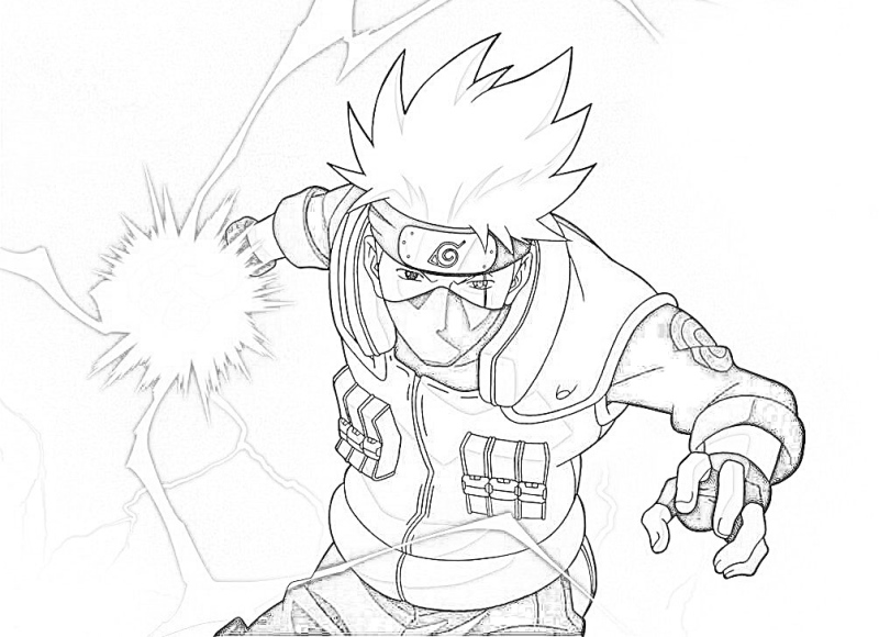 Sketsa gambar animasi naruto untuk diwarnai Guru Kakashi Sketsa gambar animasi naruto untuk diwarnai Guru Kakashi