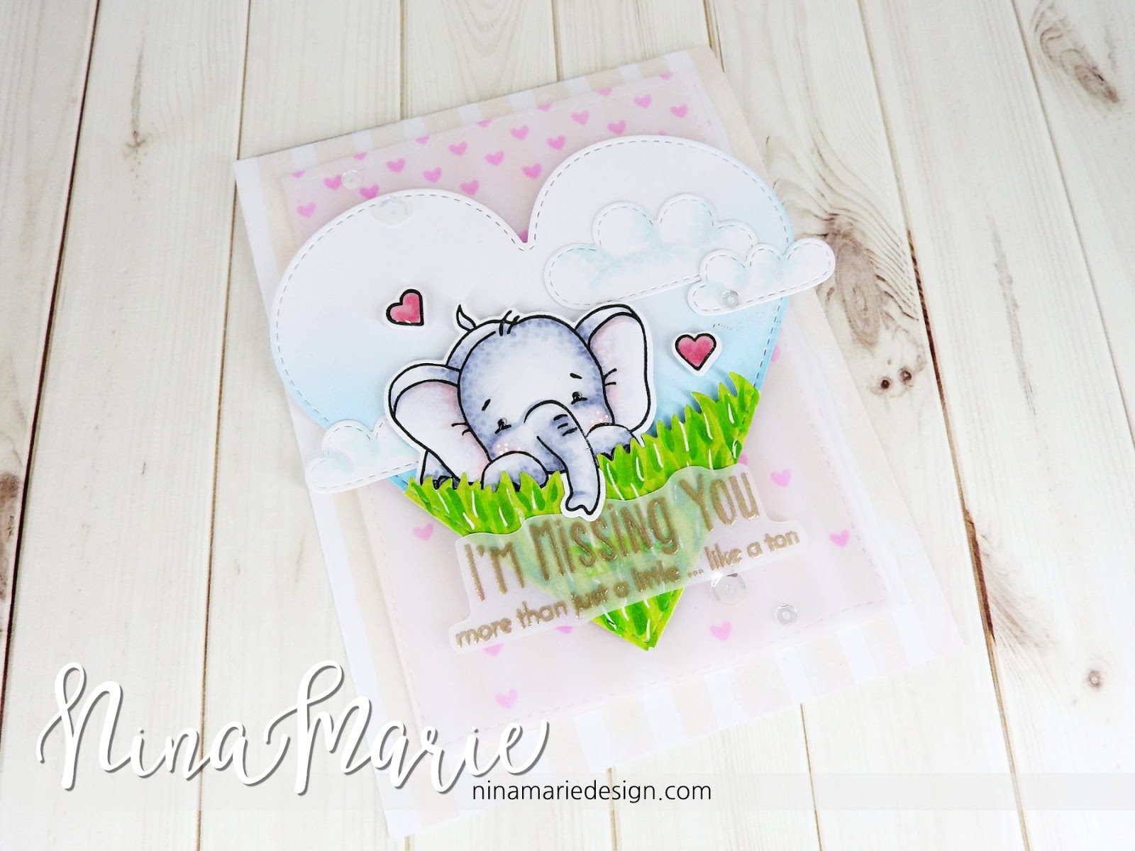 whimsy stamps Sketched Elephants  ̹ ˻