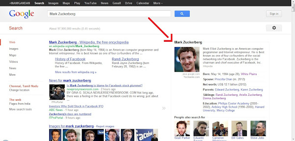 Google now shows Biography of the Celebrity's in Search Results - Techsemo