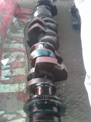 MAN B&W 6L 23/30H Crankshaft, used, reconditioned, marine diesel engine spare parts MAN B&W 6L 23/30H Crankshaft, used, reconditioned, marine diesel engine spare parts