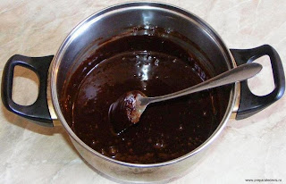 crema de ciocolata cu esenta de cacao, retete culinare, compozitie din ciocolata topita cu esenta de cacao pentru torturi si prajituri, 
