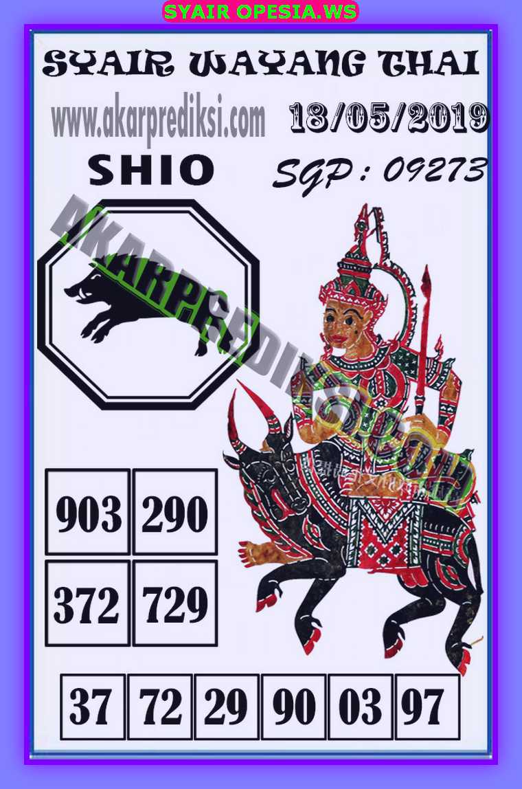 Kode syair sgp hari sabtu 18 Mei 2019 GOsyair SEDIA KODE