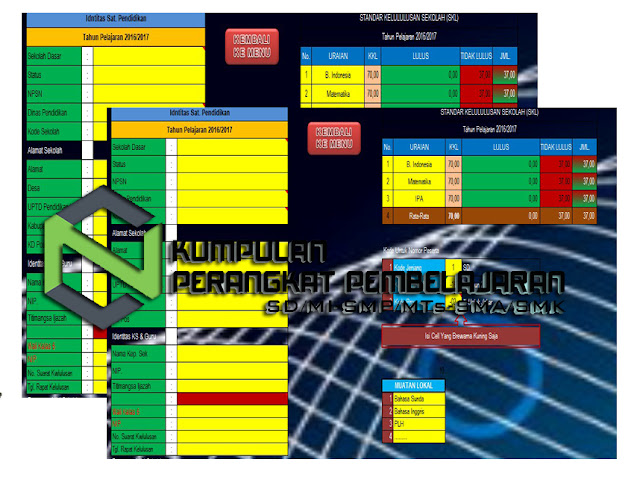 Aplikasi Olah Nilai Ijazah Hasil Ujian Sekolah Excel Tahun 2017 Aplikasi Olah Nilai Ijazah Hasil Ujian Sekolah Excel Tahun 2017