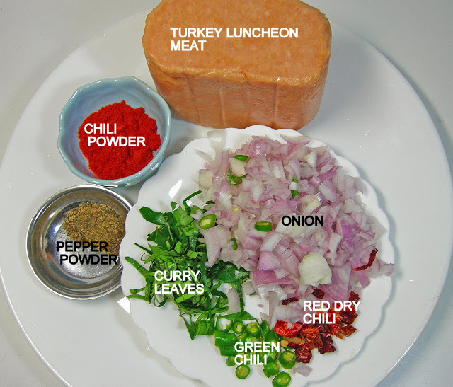 Simply Cooking and Health Fried Turkey Luncheon Meat