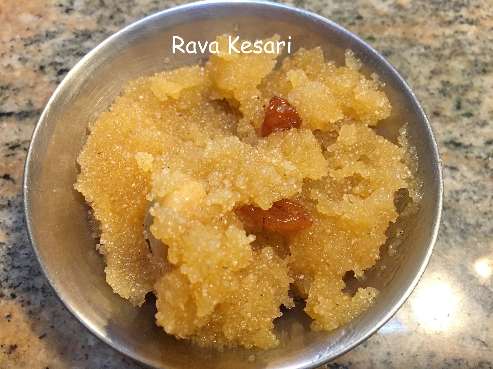 Elaichii Rava kesari OPOS style