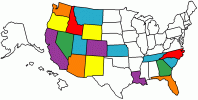 States visited (Spent at least one overnight stay)