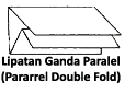 paralel double fold