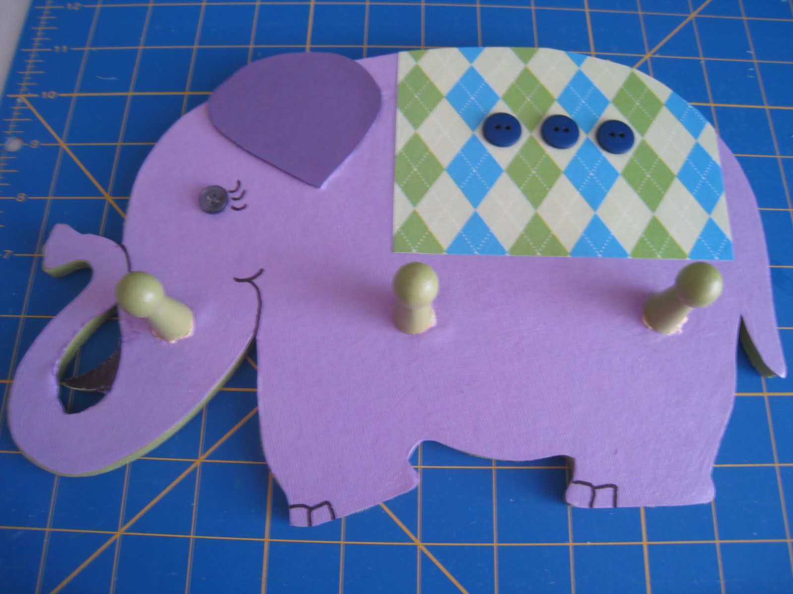 In My Free Time... Elephant coat hanger