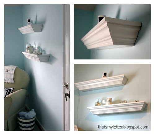 Diy Crown Molding Ledges Jaime Costiglio Crown Molding Ledges In Nursery