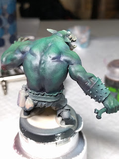 Reintroducing the undershading to bring those colours back to the fore Purple undershade reapplied