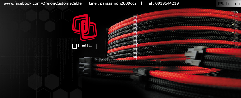 Oreion Customs Cables , รับออเดอร์สายถักแต่มคอม