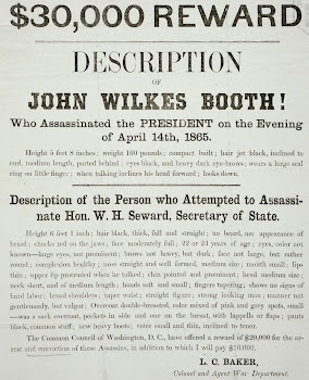 Wanted poster for John Wilkes Booth