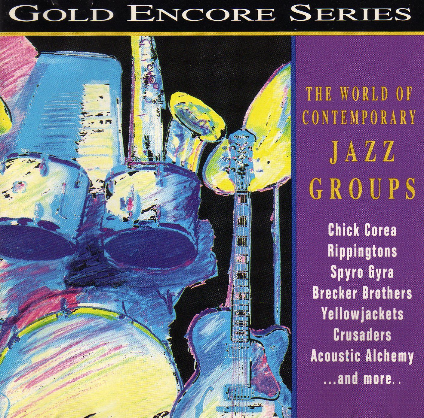 Jazz Rock Fusion Guitar Various Artists 1993 Gold Encore Series "The