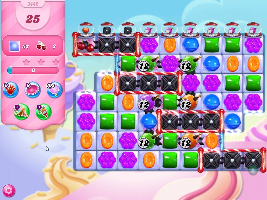 Candy Crush Saga level 3442 Candy Crush Saga level 3442