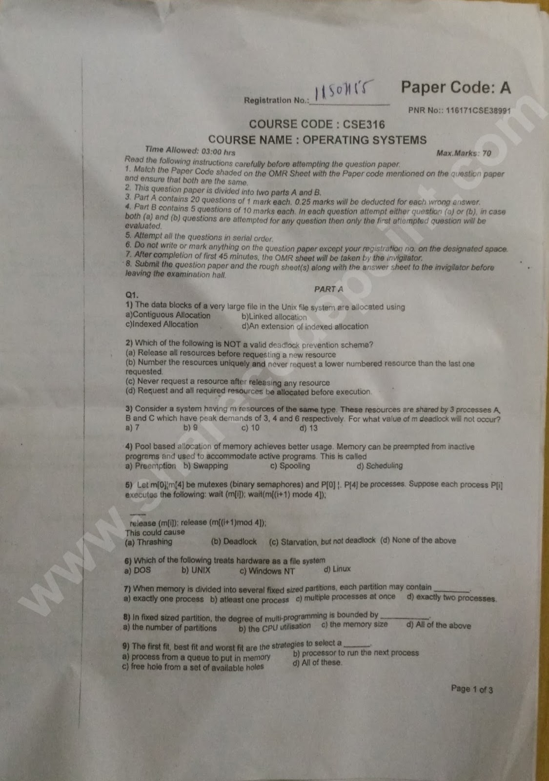Operating system term paper