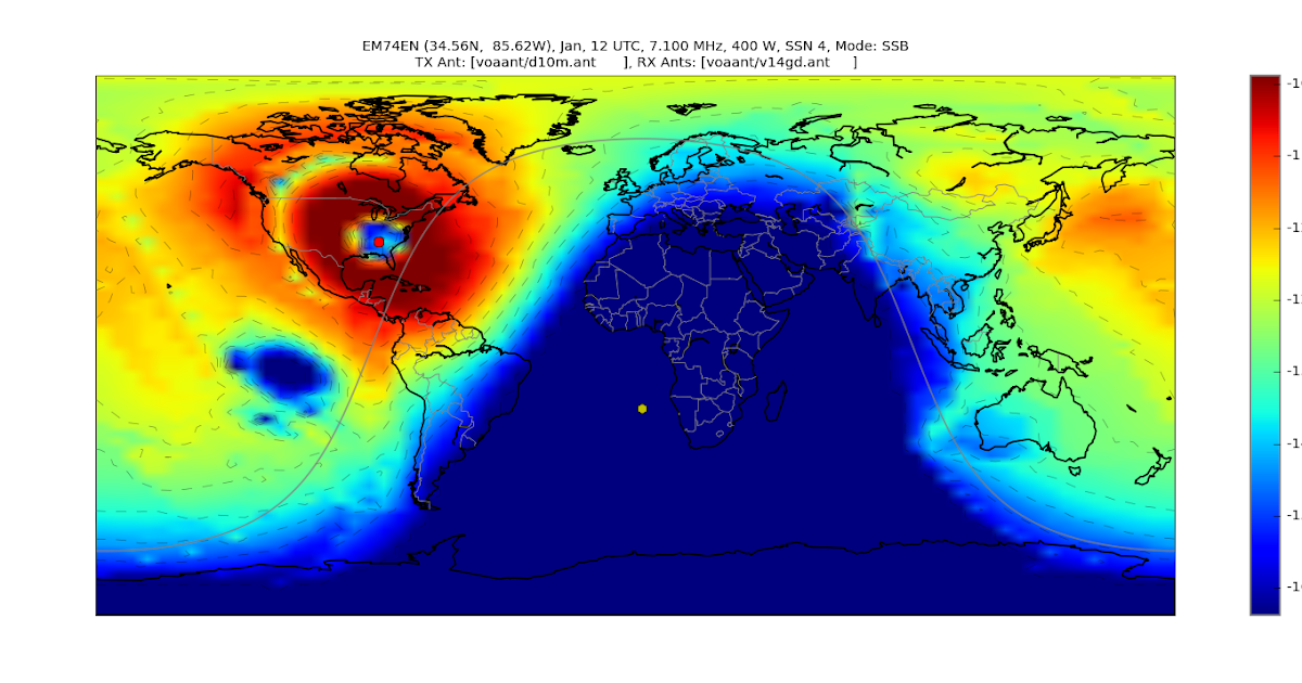6 Meter Propagation Map