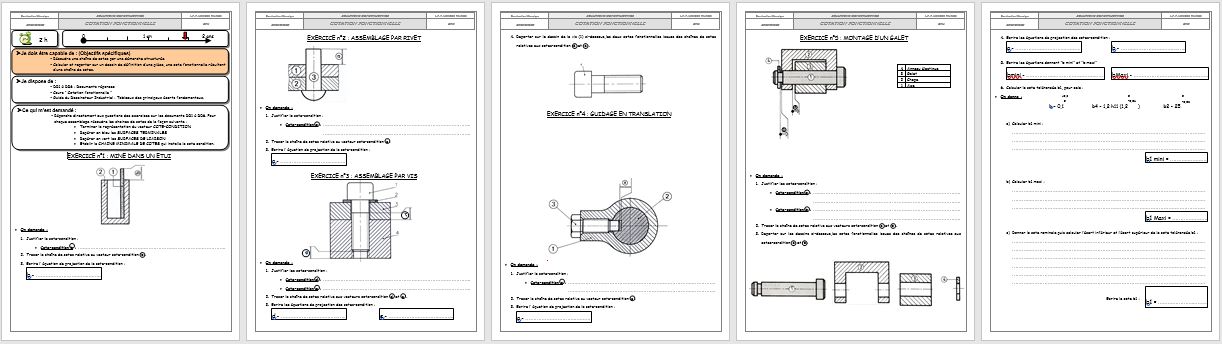 Exercices De Dessin Industriel Avec Correction Pdf