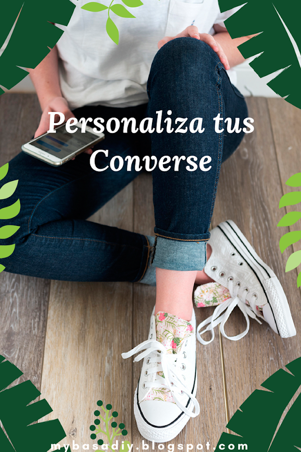 Cómo agregar tela a los zapatos #DIYfashion #DIYConverse #CustomConverse #CustomShoes #DIYCustomShoes #decorateshoes