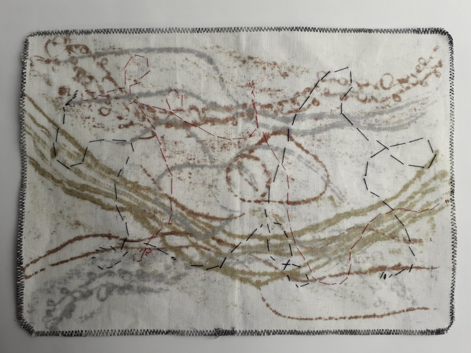 magsramsay: Sketchbook Project V14 : Thread Trails ( making pages)