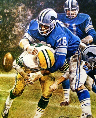 Pro Football Journal Detroit Lions All Career Year Team