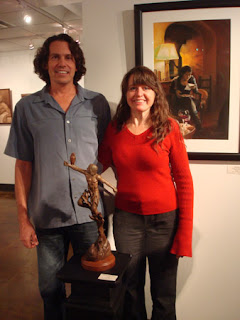 Male Art model David Sackmary with artist Kelly Borsheim 2011 Male Art model David Sackmary with artist Kelly Borsheim 2011