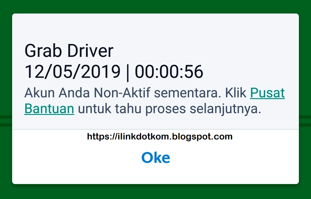 2 Cara Membuka Akun Grab Driver Yang Dinonaktifkan Ilink Dot Kom