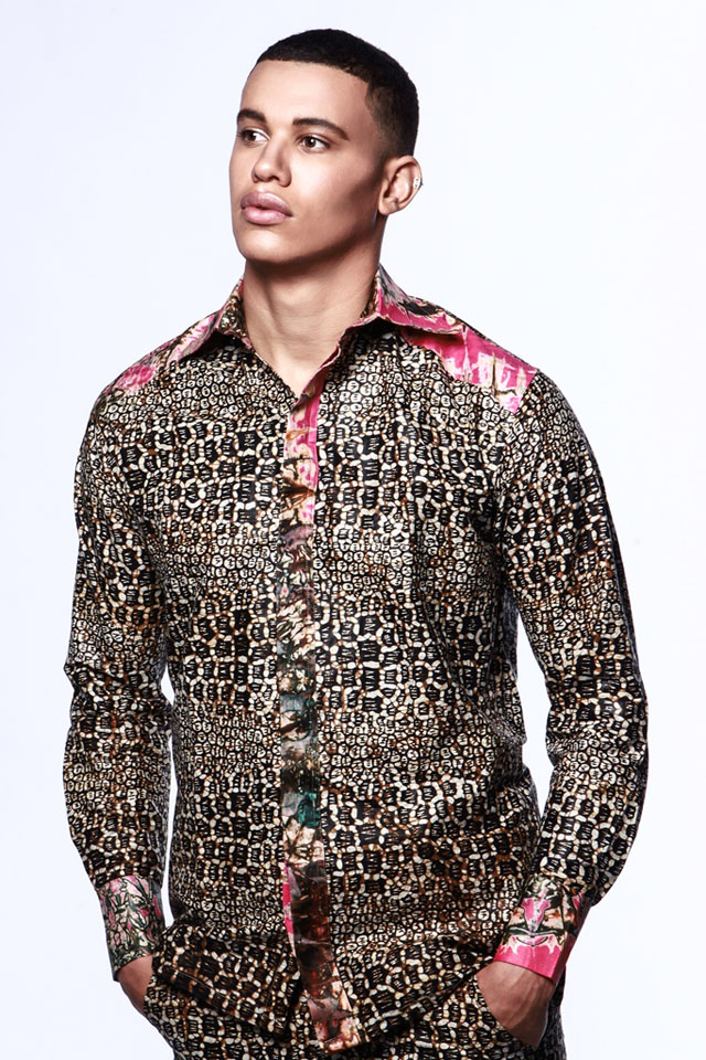 African print shirt for men- ciaafrique-modele de pagne africain