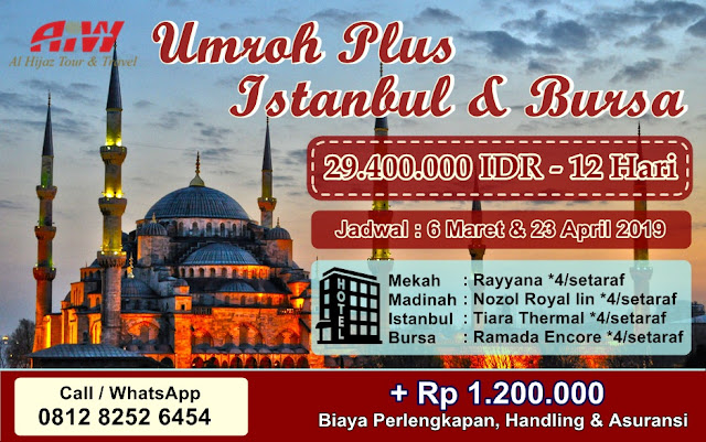Umroh Plus Turki 12 Hari