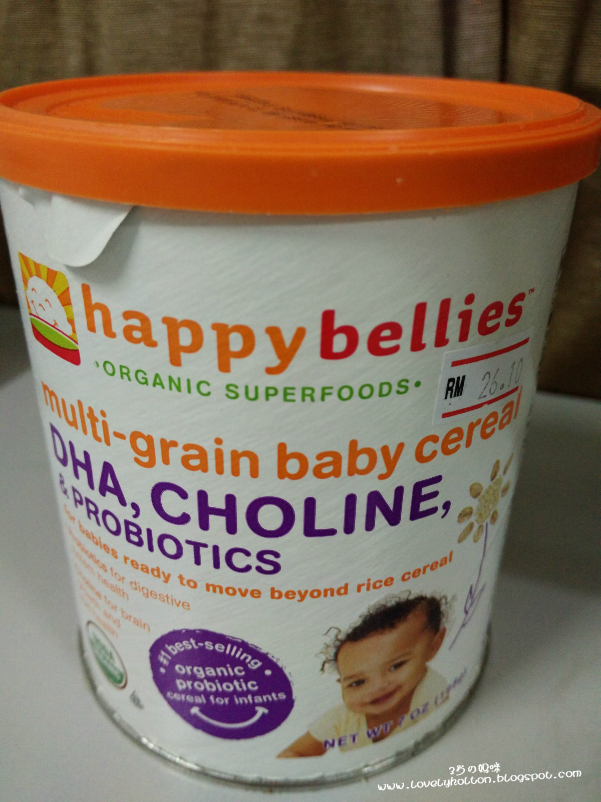 家 最重要的莫过于家 Happy Bellies Organic multigrain baby cereal