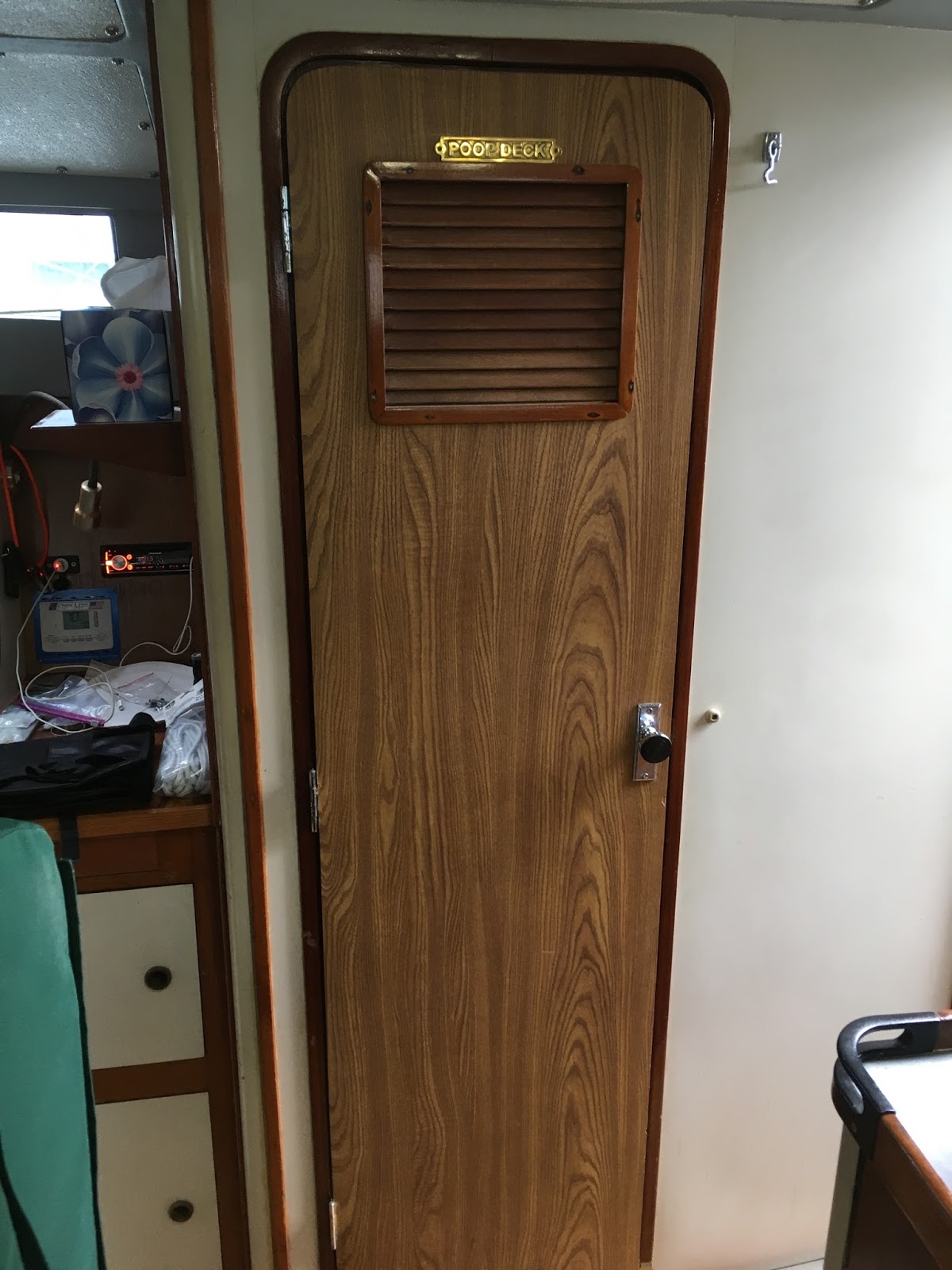 S/V Johanna Rose New Cabin Teak Doors