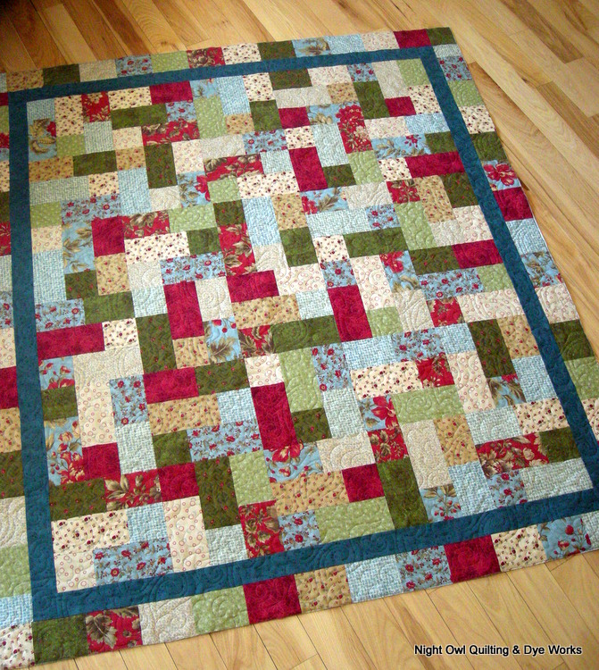 Night Owl Quilting & Dye Works: Floral Hopscotch