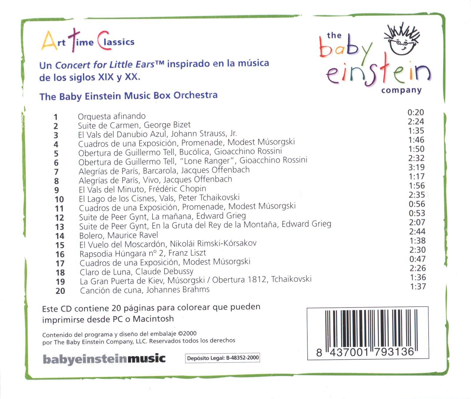 webstore-música infantil: Baby Einstein: Art Time Classics